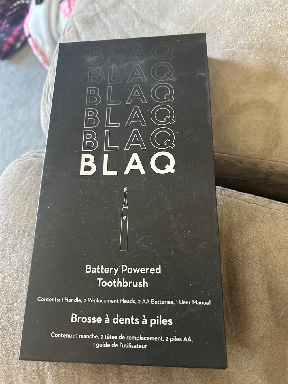 BLAQ Battery Powered Toothbrush – Black